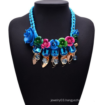 alibaba wholesale fashion Bohemia Charm flower Necklace Collar necklaces jewelry